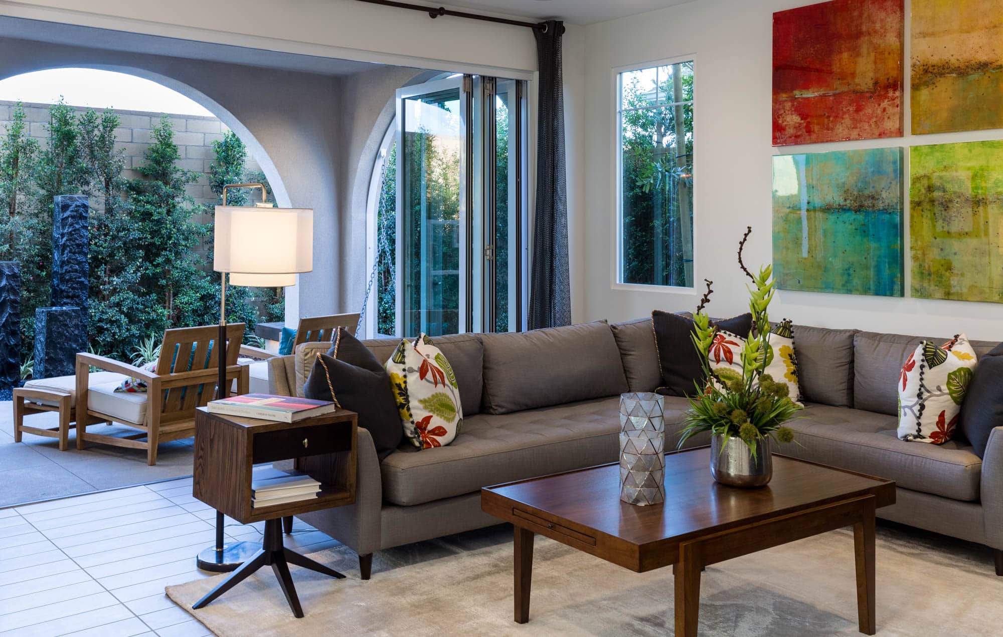 Real Estate Marketing Photography Modern Living Room Orange County California