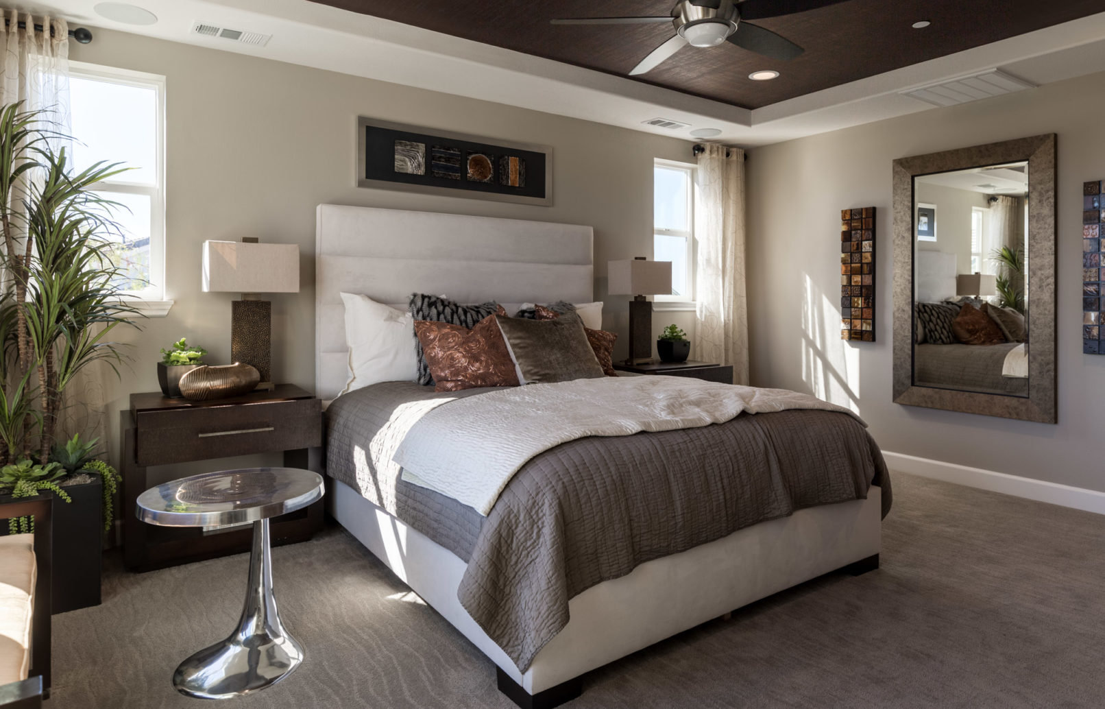 Orange County Modern Bedroom Real Estate Photography