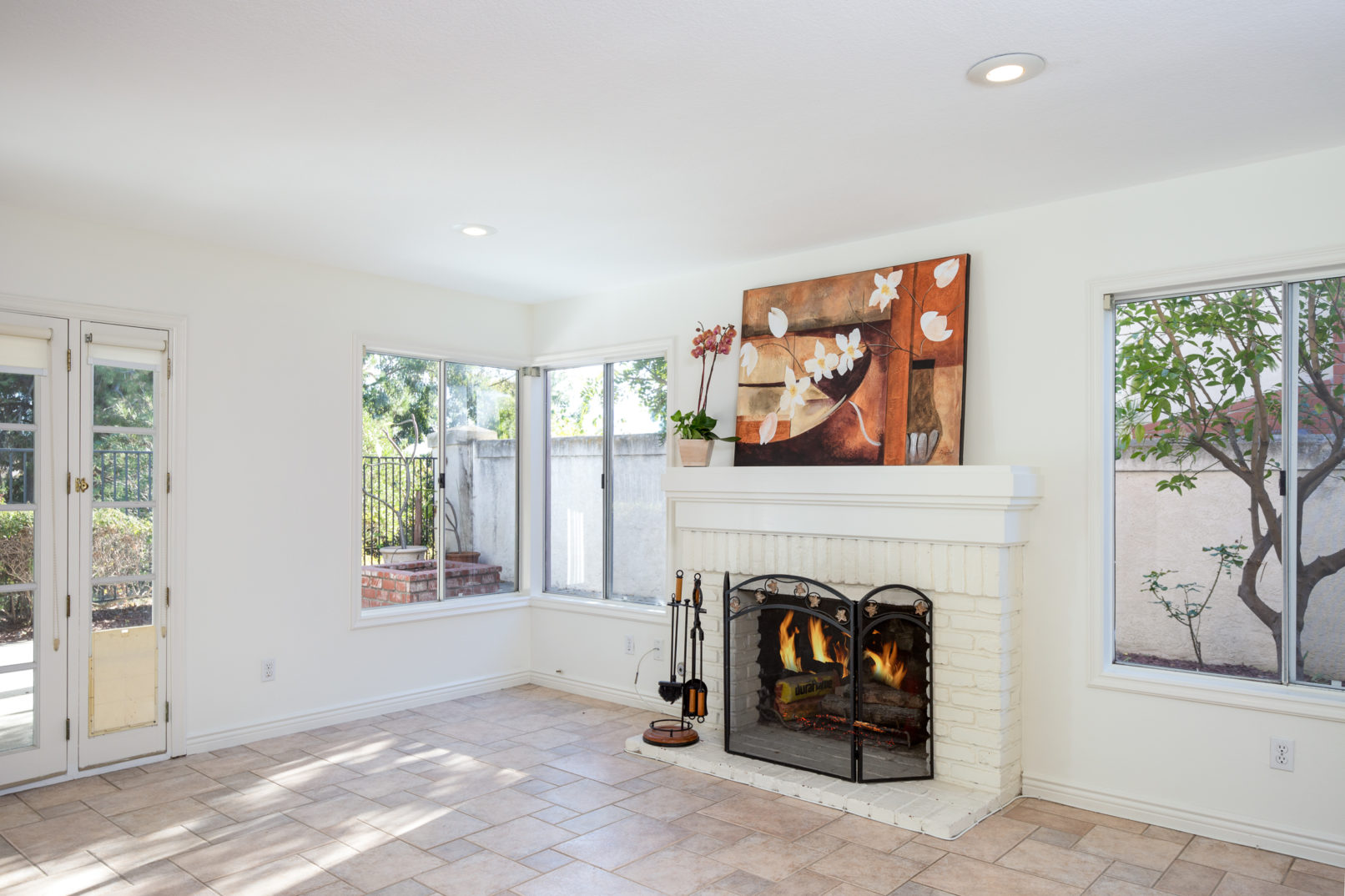 Laguna Niguel Living Room Fireplace Real Estate Photography